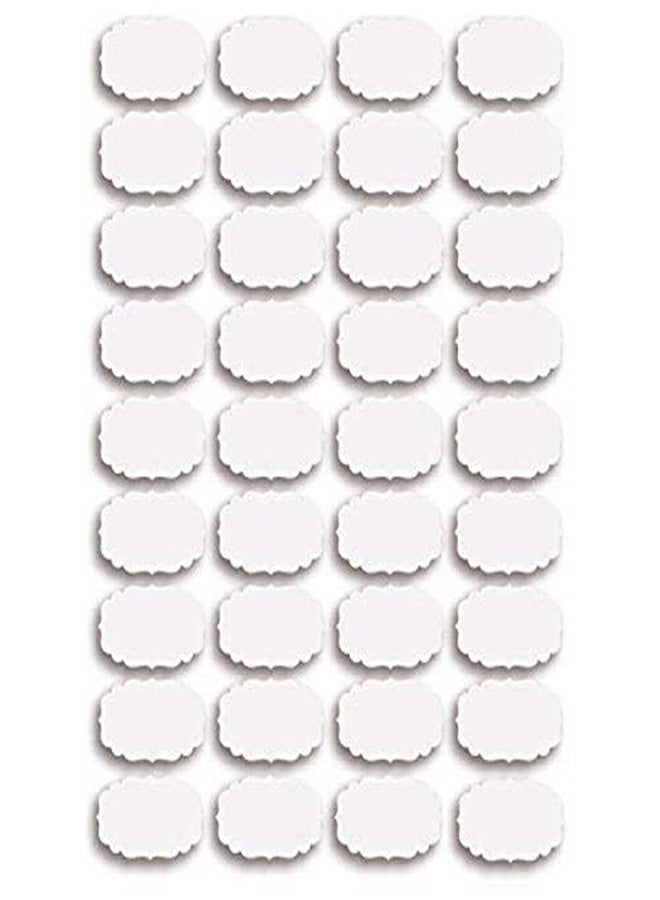 Fusion Graphix PVC Jar Labels, 5 x 3.5 cm, White - Image 1
